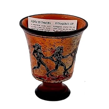 Amazon.co.jp: ピタゴラスカップ、貪欲カップ11センチメートル